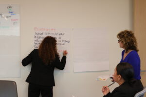 Vibrant Village steering committee work.