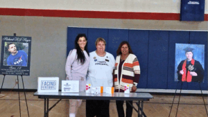 Amber Royer presents drug prevention program.