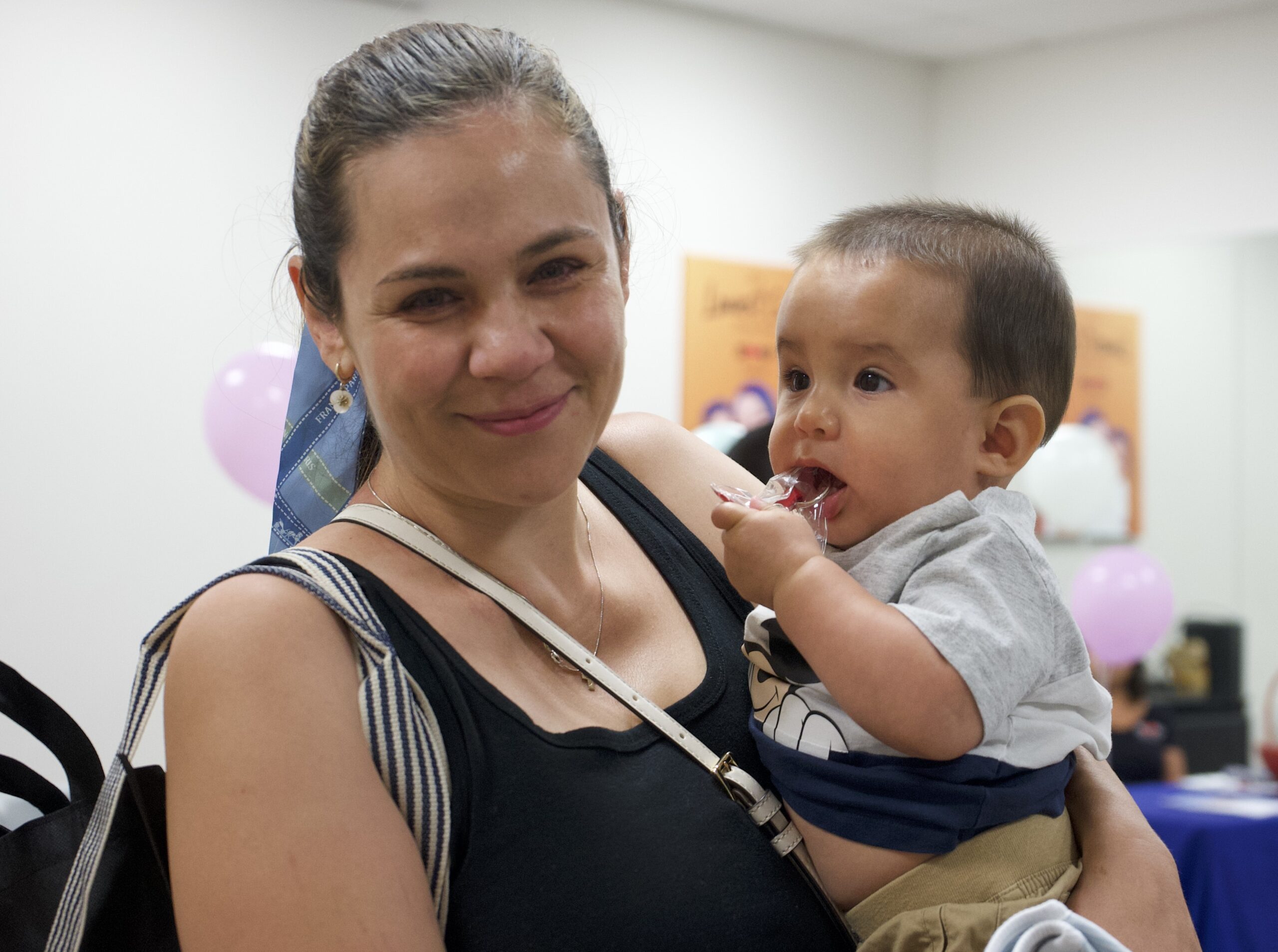 An IEHP member and her baby attend a maternal health event at a local community wellness center. (Courtesy of Inland Empire Health Plan)